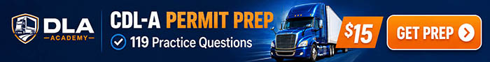 CDL-A Permit Prep – 119 practice questions for $15